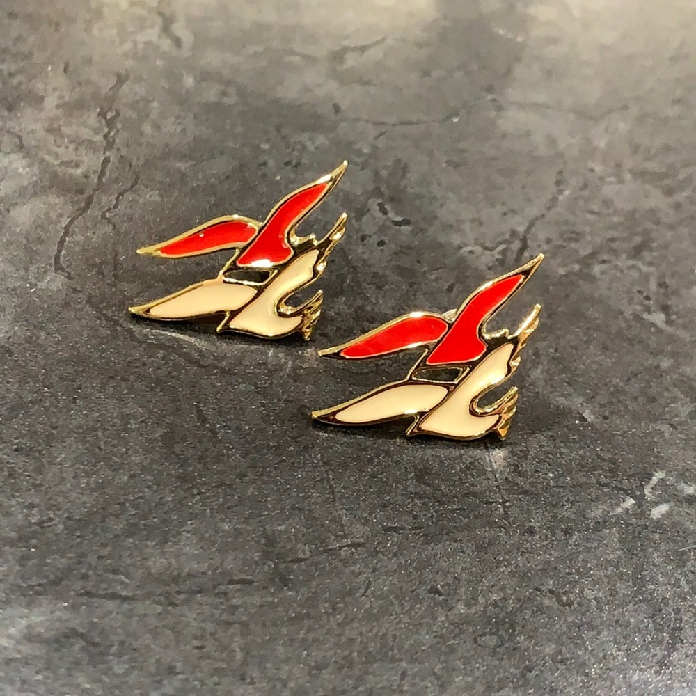 Vintage seagulls stud Earrings